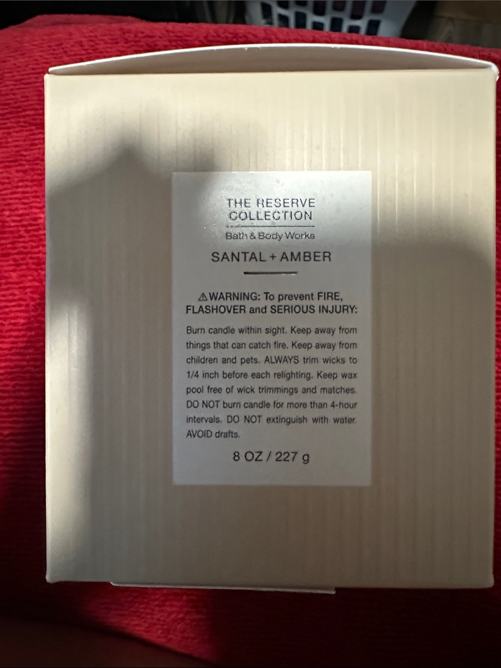 Bath & Body Works Reserve Collection Santal + Amber Candle - Picture 2 of 5